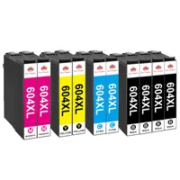 10er set 604 Druckerpatronen für Epson 604XL WF-2910 WF-2930 WF-2935 WF-2950 XP-2200 XP-2205 XP-3200 XP-3205 XP-4200 XP-4205