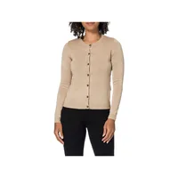 Pieces Esera Strickjacke Beige XS Frau Beige XS