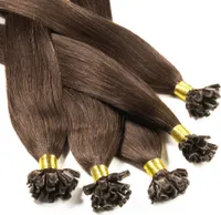 hair2heart predĺženie ľudských vlasov rovné - 25 prameňov 1g 40cm 6/3 tmavá blond zlatá