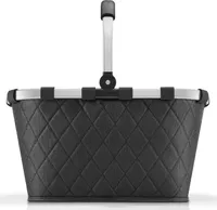 torba transportowa reisenthel, koszyk na zakupy, koszyk piknikowy, torba transportowa, tkanina poliestrowa, Rhombus Black, 22 L, BK7059