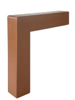 QUEST® Schodisková súprava PVC hnedá, 50x42mm