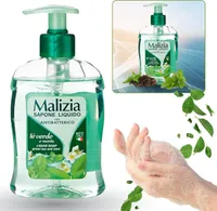Malizia Flüssigseife mit Pumpe - Grüner Tee und Minze 300 ml