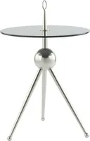 Beistelltisch Janifer 300 Silber / Grau