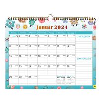winterbeauy rodinný plánovací kalendář 2024. 2024 nástěnný kalendář. Německý