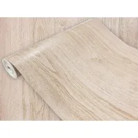 Klebefolie nach Maß von DecoMeister – Selbstklebende Möbelfolie – Küchenfolie in Holzoptik – Steinoptik – Uni Farbe – Designfolie – 45x25 cm Latte-Eiche