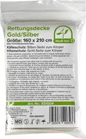 Rettungsdecke gold | silber 160 x 210 cm