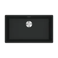 Franke Einbaubecken Maris MRG 210-72 Fragranit flächenbündig einbaubar, Black Matt, Handbetätigung