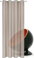 JEMIDI Vorhang halbtransparent 140x245cm - Gardine mit Ösen Anbringung - Ösenschal Dekoschal 100% Polyester lang für Wohnzimmer Schlafzimmer