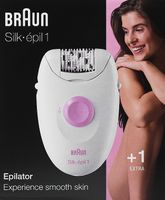 Braun Silk epil 1 depilator damski Soft Lift pęseta Przyjazna dla skóry pielęgnacja urody