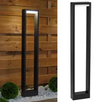 LUMILED Pollerleuchte Außenstehleuchte 80cm Stehlampe Außenleuchte Außenbeleuchtung Wegeleuchte LED IP44 spritzwasserdicht 4000K Neutralweiß