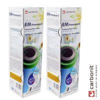 Carbonit EM Premium 2er Set Wasserfilter mit Belebung 0,45 Micron - SPARPREIS!