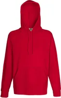 Fruit of the Loom 62-140-0 | Lightweight Hooded Herren Sweatshirt mit Kaputze - Farbe: Red - Größe: L