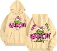 ASKSA Damen Herren Weihnachtspullover Lustig Weihnachtspulli 3D Druck Sweatshirt Weihnachten Pullover Rundhals Langarm Xmas Pulli,Khaki,M