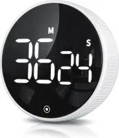 BEARWARE Küchentimer Digital, Küchenwecker Eieruhr, LED Display, Countdown, magnetisch