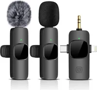 Mikrofon 3-in-1 kabellose Lavalier-Mikrofone für Telefon,Kamera,USB-C-Mikrofon