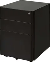 Vinsetto Vinsetto mobilna szafka na dokumenty z 3 szufladami szafka biurowa stal 924-006