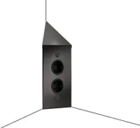 Naber Eck-Steckdosenelement Mira ES3 schwarz matt 7053141