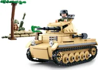 Sluban WWII M38-B0691 Nemecký tank Panzer II