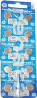 10x RENATA Uhrenbatterie 394 für Armbanduhr AG 9 Knopfzelle SR 936 V394 SR936SW