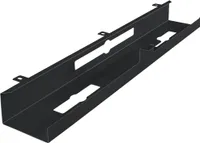 Kabelový kanál  ® široký 80x7x13 cm pod vodítkem pod stolem černý | Amstyle