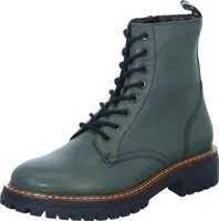 BOXX Damen-Schnürstiefelette Grün-Schwarz, Farbe:grün, EU Größe:39
