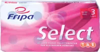 Fripa Toilettenpapier Select 3-lagig hochweiß Tissue mit TAE 8 Rollen à 180 Blatt