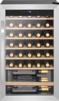 ProfiCook Wein-Kühlschrank/Getränkekühlschrank/Flaschenkühlschrank PC-WK 1235; für Rotwein, Weißwein, Rosè; XXL; 36 Flaschen; LED-Display; Sensor Touch