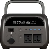 Napájacia stanica 345Wh 600W s PD 22,5W USB-C, čistá vlna AC, funkcia solárneho nabíjania/nabíjania v aute/sieti, LED displej, bezdrôtové nabíjanie - pre kempovanie a núdzové situácie