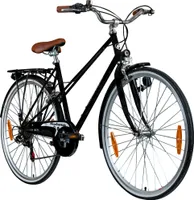 Galano Florenz Damenfahrrad 28 Zoll Stadtrad 155 - 185 cm Cityrad mit 6 Gängen retro Fahrrad