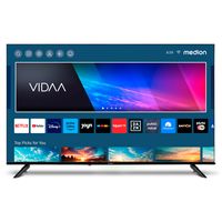 MEDION X15015 (MD 31641) 125,7 cm (50 Zoll) Fernseher (Smart-TV, 4K Ultra HD, HDR, VIDAA Store, Netflix, Prime Video, Disney+, DAZN, Paramount+, HbbTV, PVR, Bluetooth)