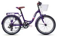 CHILLIZ Kinderrad 20 Zoll CHD.02 lila Rahmenhöhe 33 cm 6 Gänge V-Brake