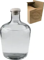 5L GÄRBALLON Gärbehälter Glasballon Fermentierglas Wasserflasche Gärgefäß