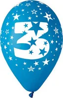 Balónek nafukovací - sada 5ks ČÍSLO "3