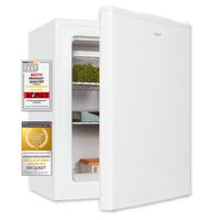 Exquisit Mini Gefrierschrank GB60-150E weiss | Kompakt | Nutzinhalt: 42 L | Temperaturregelung