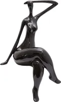 NENBOLEC Frau Figur, schwarz, 40 cm