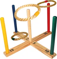 Schildkröt - Funsport RINGWURFSPIEL (1 Wurfkreuz 38x38x21cm, 5 Wurfringe)