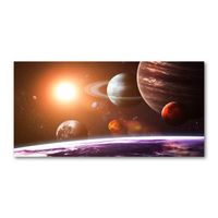 Glas-Bild Wandbilder Glas-Druck 100x50 Weltall & Science-Fiction Sonnensystem 