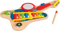PLAYTIVE® 6-in-1 Gitarre Holz Musikinstrumente Kindergitarre Holzgittarre