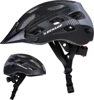 Dunlop Cyklistická přilba LED Dospělí Street Unisex Velikost 55 58cm Trendy silné osvětlení