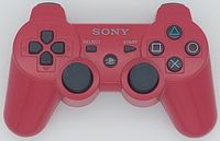 Sony Playstation 3 Controller Gamepad Drücker Wireless PS3 Original Rot