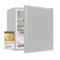 Exquisit Kühlbox KB05-V-151F grauPV | Mini Kühlschrank | 41 L Volumen | Energieeffizienzklasse F |Grau