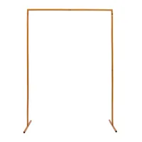 Svatební oblouk Rose Arch Stand se základnami, snadná montáž 6,6 x 4,9 Foot Square Garden Arch Metal Abor pro svatby Party Event Decoration (Yellow)