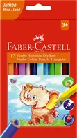 FABER-CASTELL Jumbo Buntstifte farbsortiert, 12 St.