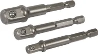 Silverline - Stecknussadapter, 3-tlg. Satz