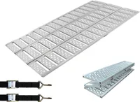 DREIBREIT by TRUTZHOLM 3-fach Auffahrrampe klappbar 215cm Tragkraft 1020kg Alu silber gelocht gerillt Verladerampe Rampe