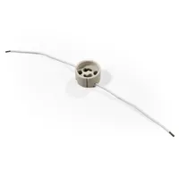 Lampenfassung McShine, GU10, 10cm Kabel, max. 250V/100W, seitlicher Kabelausgang