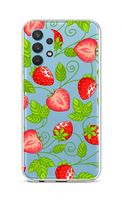 Kryt TopQ Samsung A32 silikón Strawberries 61930