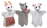 Set Handpuppen-Wolf und Ziegenkid
