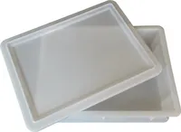 Pizzateigbehälter 400x300x100mm Pizzabox: Pizzabox mit Deckel