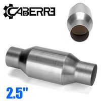 Caberre 2,5-Zoll Universal Katalysator 2,5L 400 Zellen Ceramica Rostfreier aus Stahl